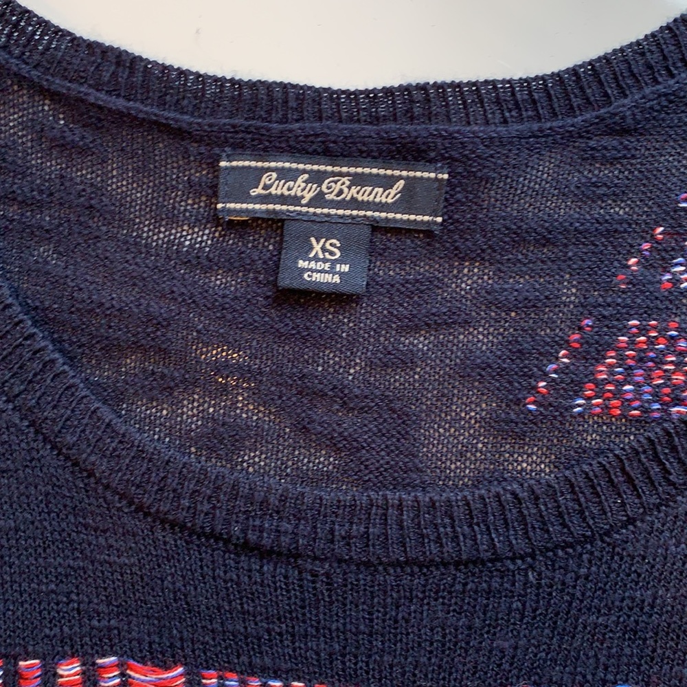 Lucky Brand sweater vest size xs NWOT - Picture 4 of 5